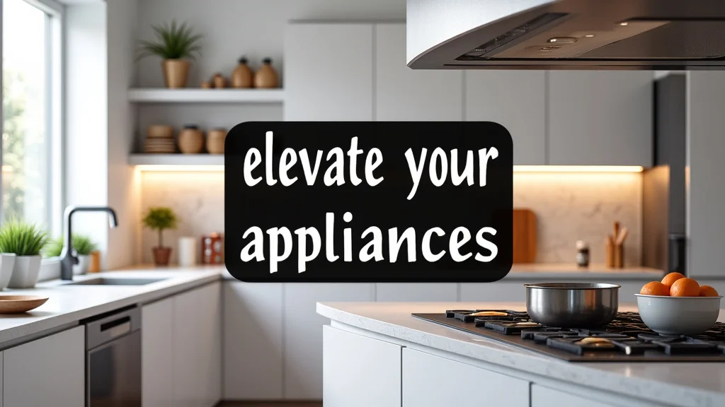 The image shows a luxurious kitchen featuring sleek, high-end appliances, perfect for the Elevate Your Kitchen guide.